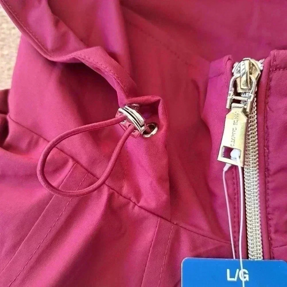 NWT Vince Camuto Pink Jacket Women's Lightweight Rain Coat Size XL - Picture 5 of 12